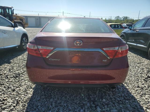 4T1BF1FK8HU713606 - 2017 TOYOTA CAMRY LE RED photo 6