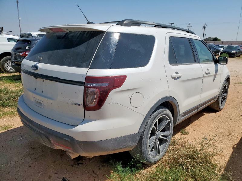 1FM5K8GT0FGA08917 - 2015 FORD EXPLORER SPORT თეთრი ფოტო 3