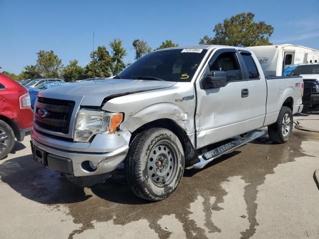 1FTEX1EM8EKG48104 - 2014 FORD F150 SUPER CAB SILVER photo 1