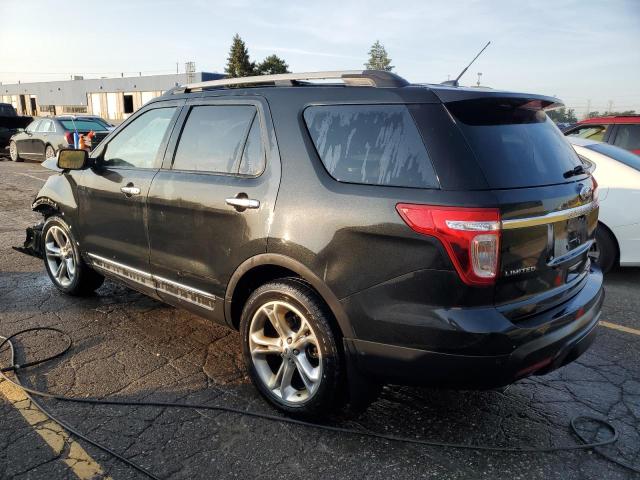1FM5K8F85DGC41265 - 2013 FORD EXPLORER LIMITED BLACK photo 2
