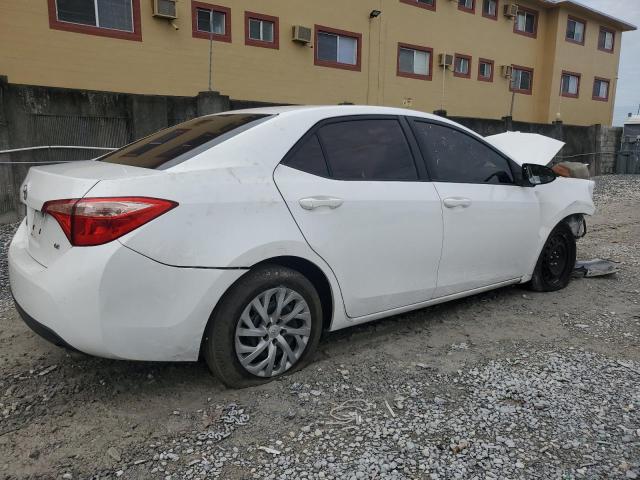 2T1BURHE1KC147468 - 2019 TOYOTA COROLLA L WHITE photo 3