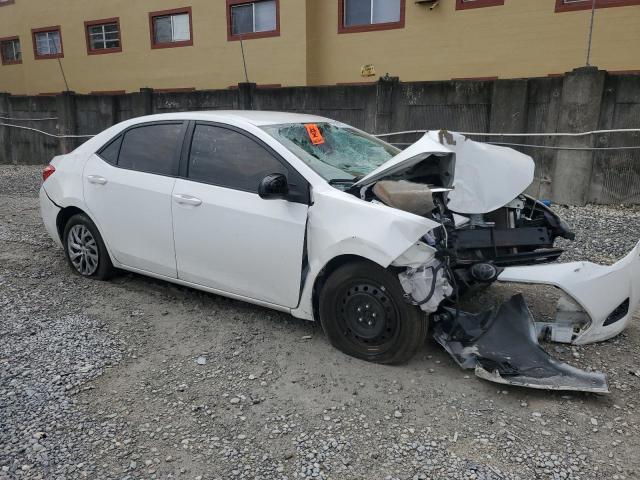 2T1BURHE1KC147468 - 2019 TOYOTA COROLLA L WHITE photo 4