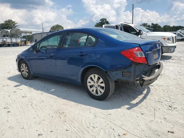 19XFB2F54CE066999 - 2012 HONDA CIVIC LX BLUE photo 2