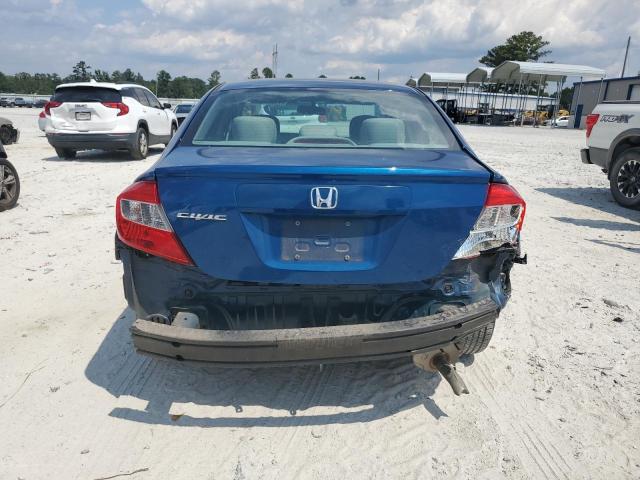 19XFB2F54CE066999 - 2012 HONDA CIVIC LX BLUE photo 6