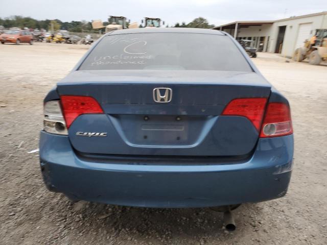 1HGFA16587L118887 - 2007 HONDA CIVIC LX BLUE photo 6