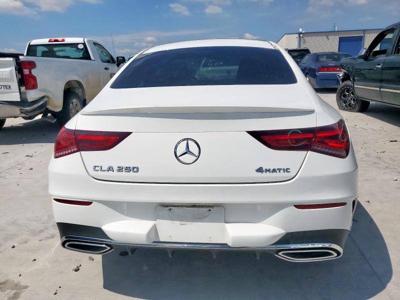 WDD5J4HB0LN077691 - 2020 MERCEDES-BENZ CLA 250 4MATIC WHITE photo 6