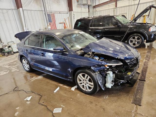 3VWDP7AJ3DM377287 - 2013 VOLKSWAGEN JETTA SE Niebieski zdjęcie 4