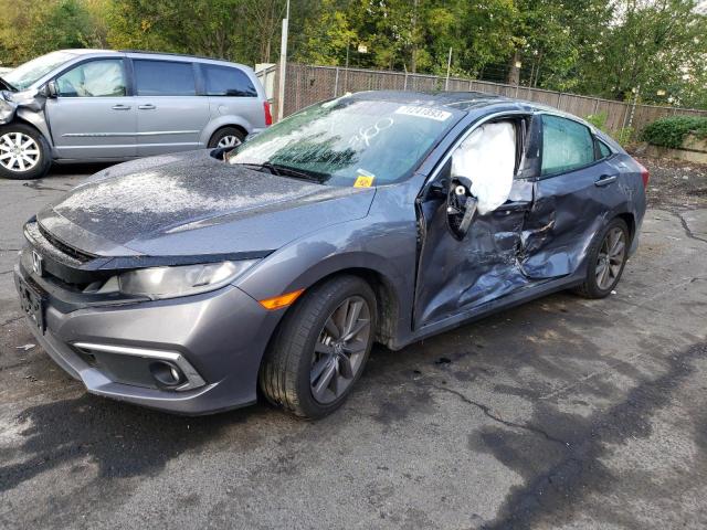 19XFC1F71LE203678 - 2020 HONDA CIVIC EXL GRAY photo 1