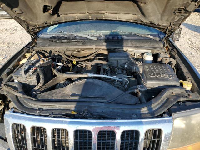 1J4GX48S71C662191 - 2001 JEEP GRAND CHER LAREDO BLACK photo 12