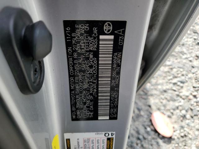 JTNKARJE1HJ532069 - 2017 TOYOTA COROLLA IM SILVER photo 12