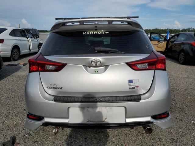 JTNKARJE1HJ532069 - 2017 TOYOTA COROLLA IM SILVER photo 6