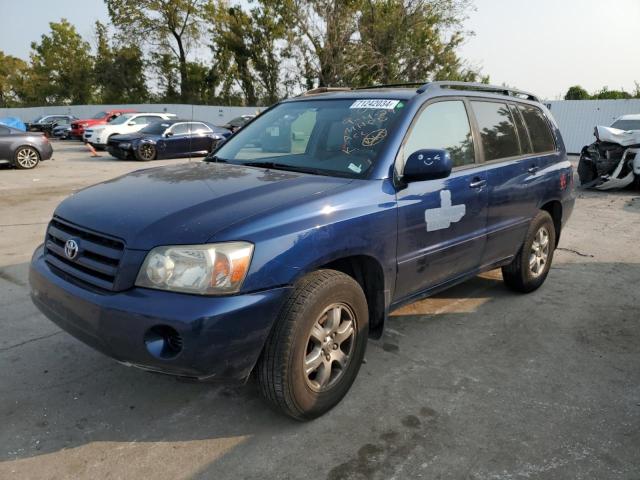 JTEEP21A850116215 - 2005 TOYOTA HIGHLANDER LIMITED BLUE photo 1