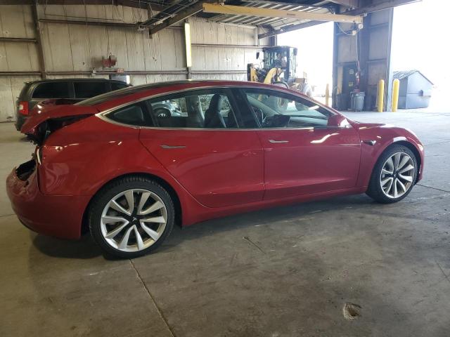 5YJ3E1EB6JF088098 - 2018 TESLA MODEL 3 Rojo foto 3