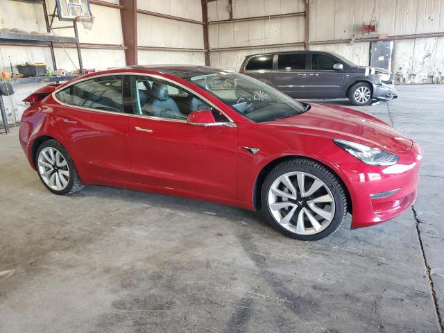 5YJ3E1EB6JF088098 - 2018 TESLA MODEL 3 Rojo foto 4
