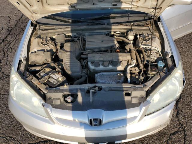 2HGES26744H559537 - 2004 HONDA CIVIC EX SILVER photo 11