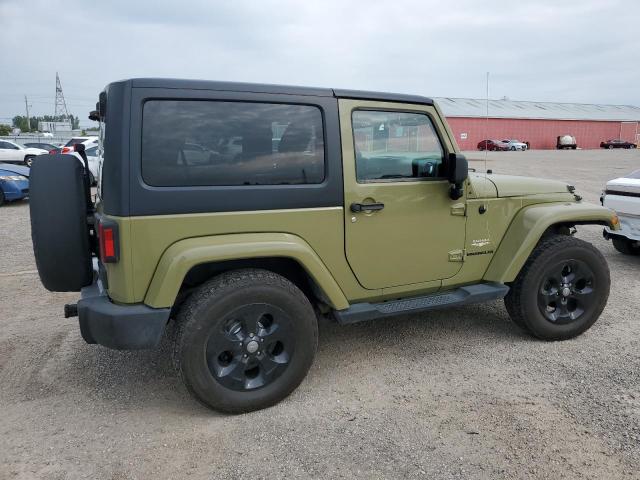 1C4AJWBG8DL604706 - 2013 JEEP WRANGLER SAHARA Grün Foto 3