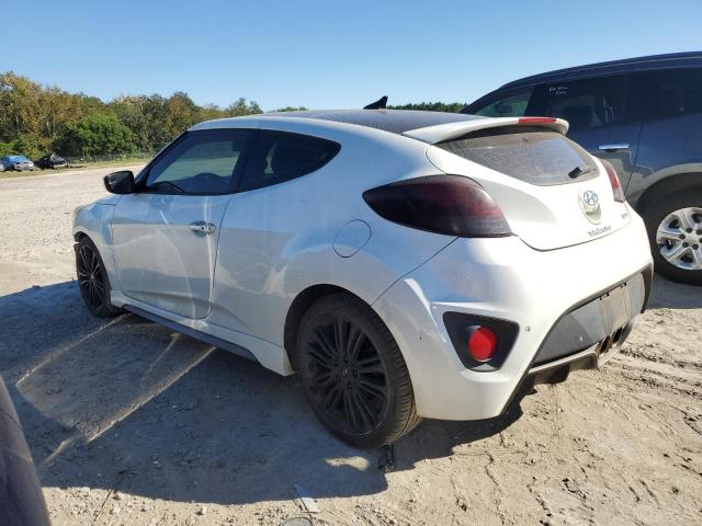 KMHTC6AE6GU266347 - 2016 HYUNDAI VELOSTER TURBO WHITE photo 2