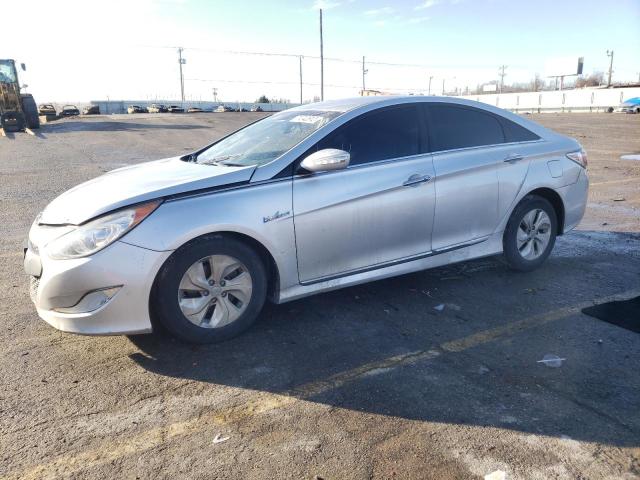 KMHEC4A45DA066190 - 2013 HYUNDAI SONATA HYBRID SILVER photo 1