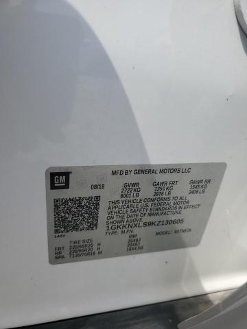 1GKKNXLS9KZ130605 - 2019 GMC ACADIA DENALI Biały zdjęcie 14