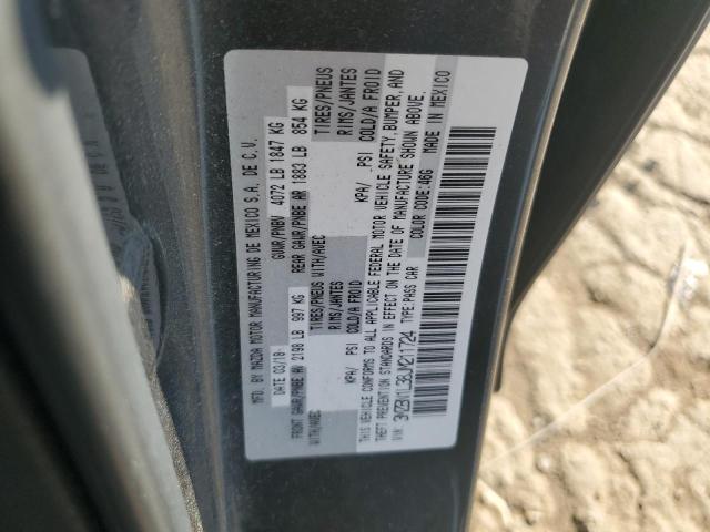 3MZBN1L38JM211724 - 2018 MAZDA 3 TOURING Сұр фото 12