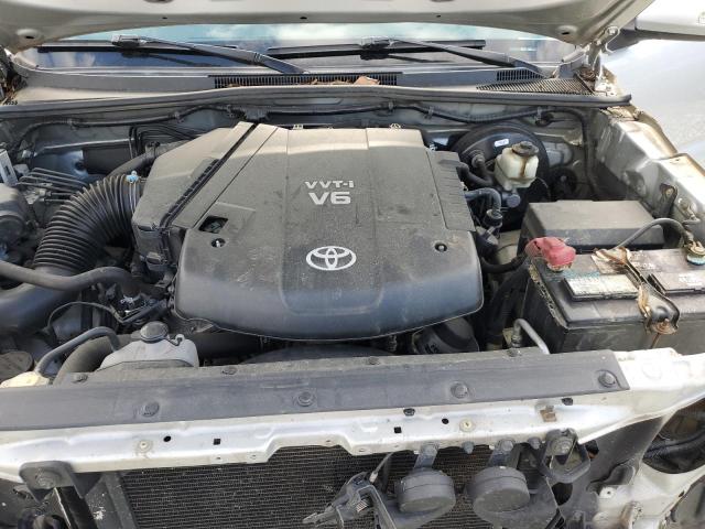 3TMJU4GNXDM150945 - 2013 TOYOTA TACOMA DOUBLE CAB PRERUNNER SILVER photo 11