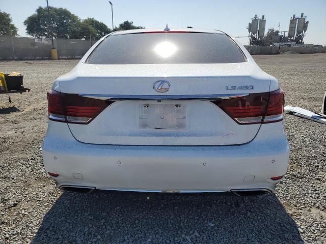 JTHBL5EF8D5122137 - 2013 LEXUS LS 460 WHITE photo 6