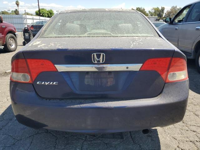 2HGFA1F55AH519611 - 2010 HONDA CIVIC LX BLUE photo 6