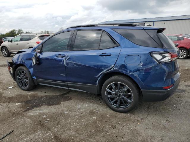 3GNAXWEV0NS141679 - 2022 CHEVROLET EQUINOX RS BLUE photo 2