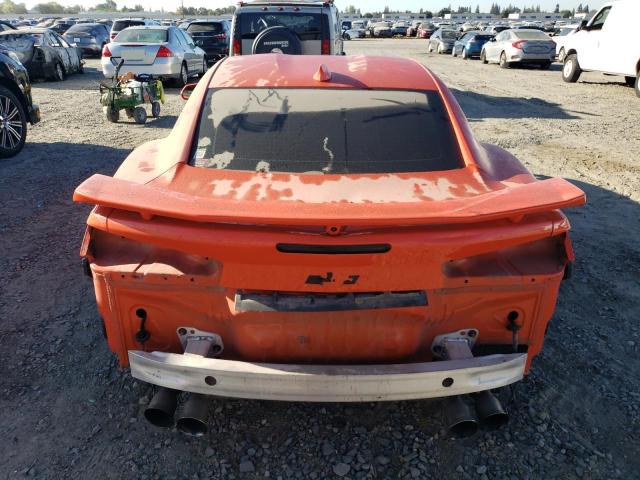 1G1FK1R6XK0127335 - 2019 CHEVROLET CAMARO ZL1 ORANGE photo 6