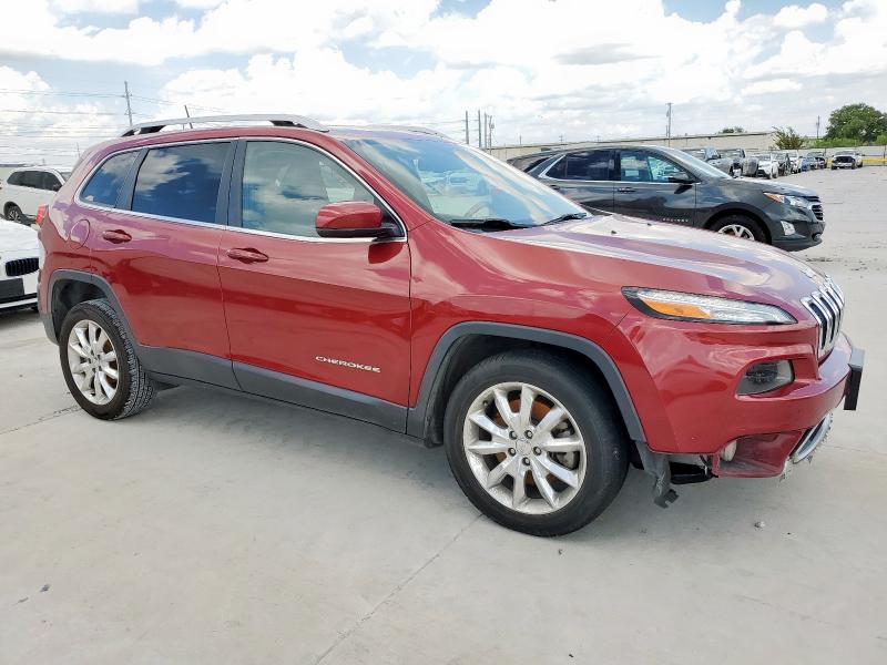 1C4PJLDB8HW518004 - 2017 JEEP CHEROKEE LIMITED RED photo 4