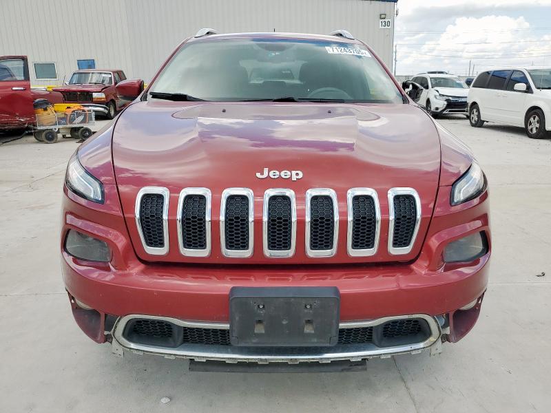 1C4PJLDB8HW518004 - 2017 JEEP CHEROKEE LIMITED RED photo 5
