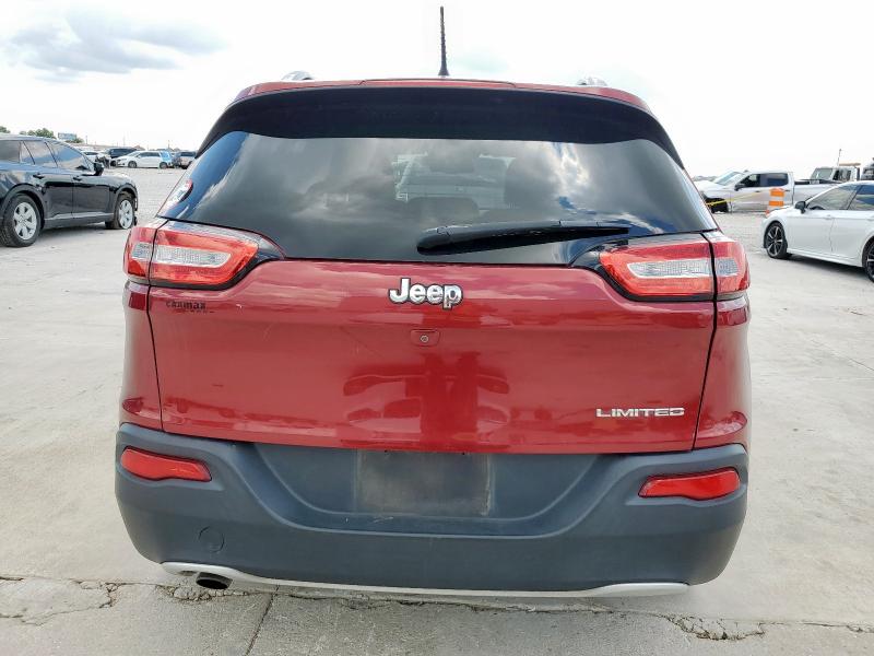 1C4PJLDB8HW518004 - 2017 JEEP CHEROKEE LIMITED RED photo 6