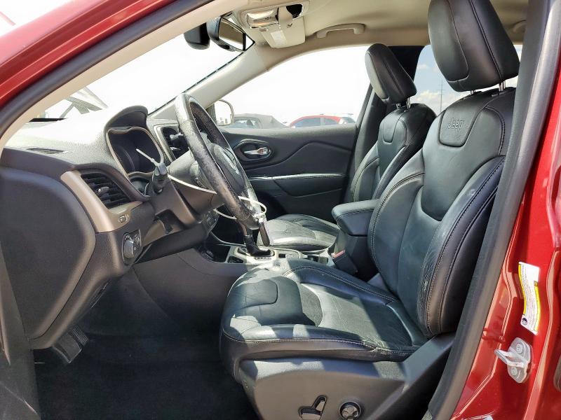 1C4PJLDB8HW518004 - 2017 JEEP CHEROKEE LIMITED RED photo 7