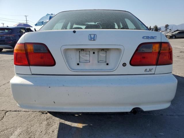 2HGEJ6676YH598520 - 2000 HONDA CIVIC LX WHITE photo 6
