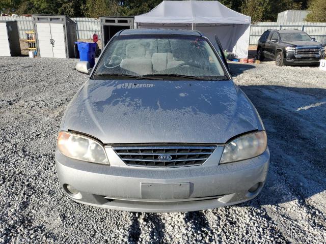 KNAFB121035213471 - 2003 KIA SPECTRA BASE SILVER photo 5