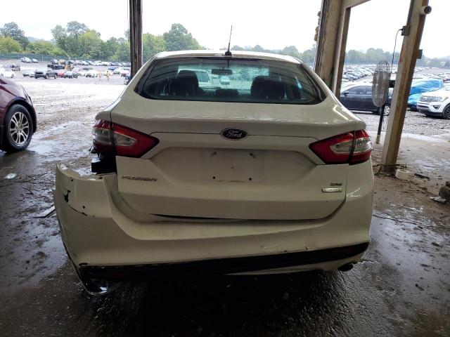 3FA6P0HR5DR292619 - 2013 FORD FUSION SE WHITE photo 6