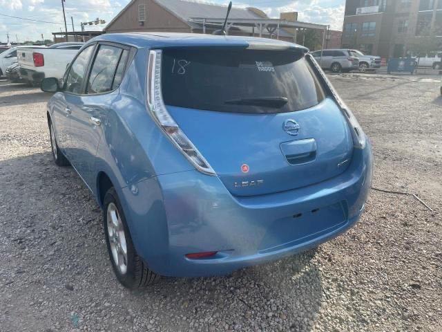 1N4AZ0CP2DC414023 - 2013 NISSAN LEAF S BLUE photo 3