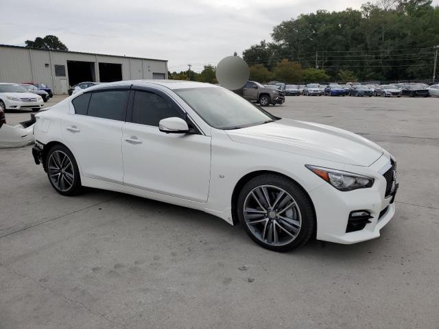 JN1BV7AR5FM397161 - 2015 INFINITI Q50 BASE WHITE photo 4