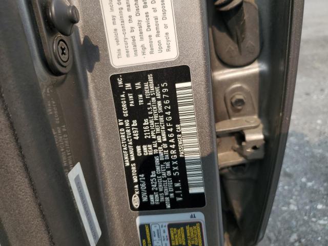 5XXGR4A64FG426795 - 2015 KIA OPTIMA SX GRAY photo 13