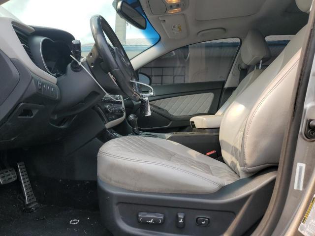 5XXGR4A64FG426795 - 2015 KIA OPTIMA SX GRAY photo 7