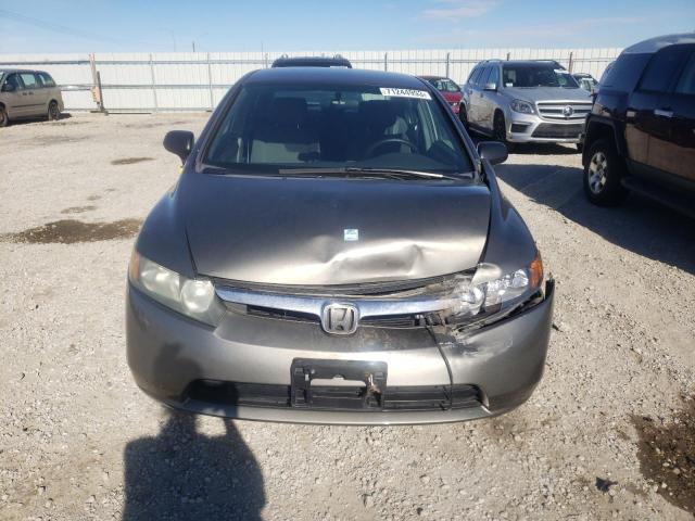 1HGFA163X7L800622 - 2007 HONDA CIVIC DX GRAY photo 5