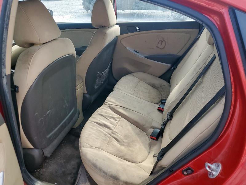 KMHCU4AE8CU097072 - 2012 HYUNDAI ACCENT GLS BURGUNDY photo 10