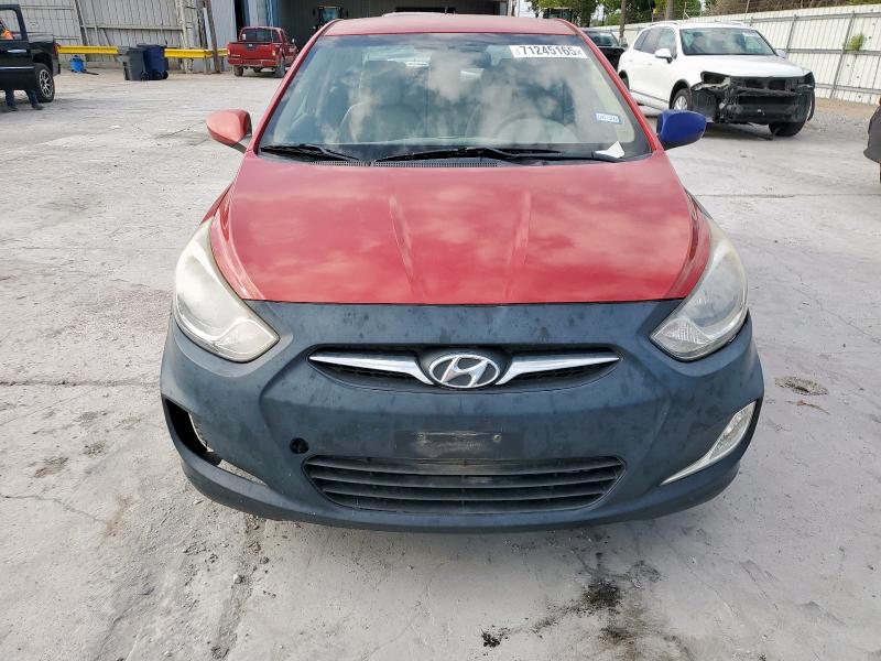 KMHCU4AE8CU097072 - 2012 HYUNDAI ACCENT GLS BURGUNDY photo 5