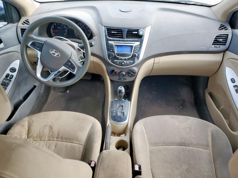 KMHCU4AE8CU097072 - 2012 HYUNDAI ACCENT GLS BURGUNDY photo 8