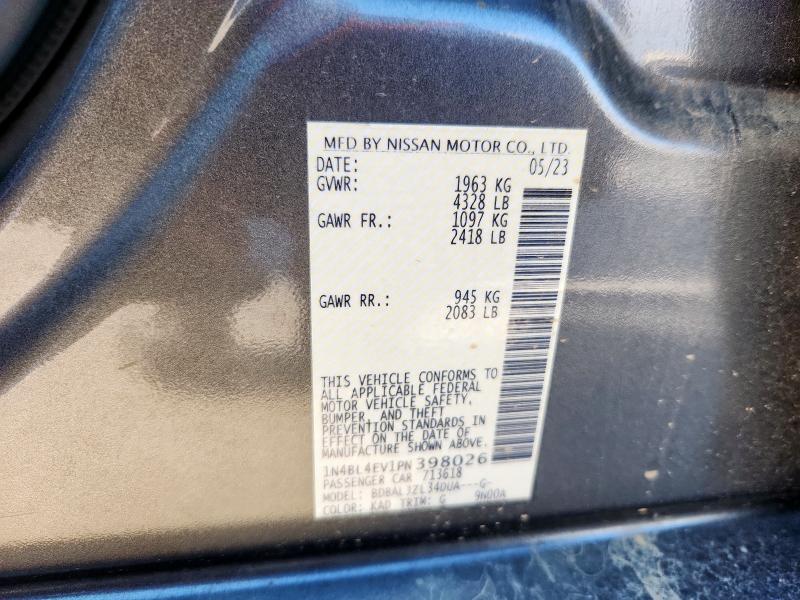 1N4BL4EV1PN398026 - 2023 NISSAN ALTIMA SL GRAY photo 12