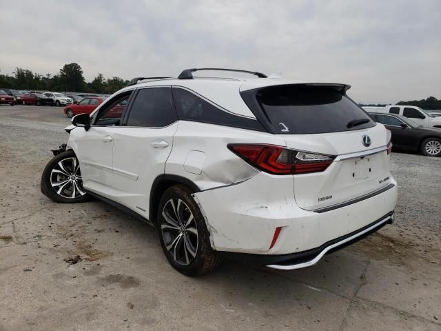 JTJDGKCA1J2003747 - 2018 LEXUS RX 450H L BASE WHITE photo 2