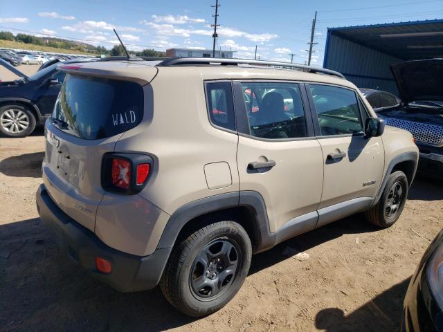 ZACCJBAW2GPD77751 - 2016 JEEP RENEGADE SPORT BEIGE photo 3