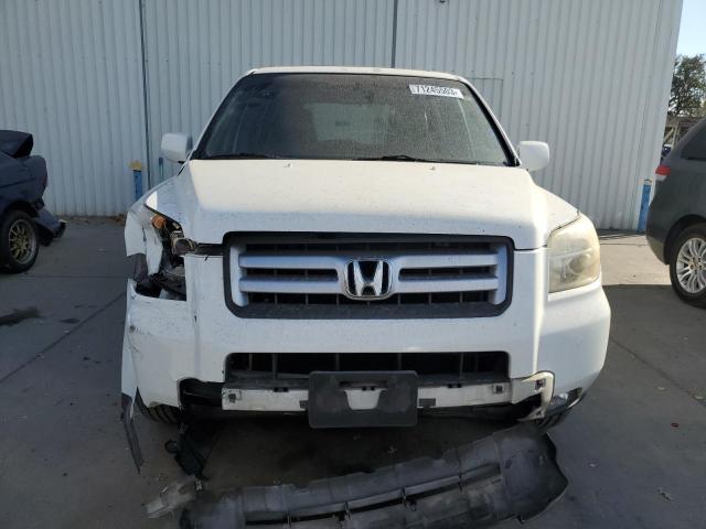 5FNYF28767B030453 - 2007 HONDA PILOT EXL WHITE photo 5