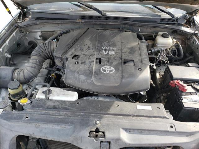 JTEZU14R28K016741 - 2008 TOYOTA 4RUNNER SR5 SILVER photo 12