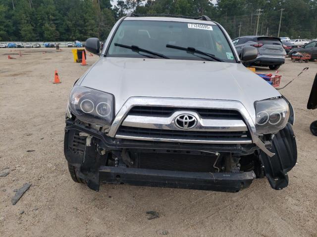 JTEZU14R28K016741 - 2008 TOYOTA 4RUNNER SR5 SILVER photo 5